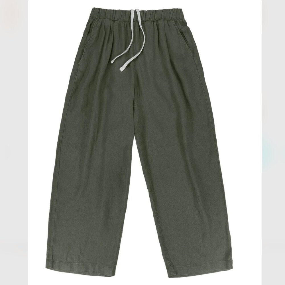 Jungmaven Cambria Pant Wide-Leg Pants - Small (S) - Olive Green.  NWOT